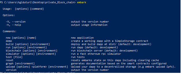 Embark Installation